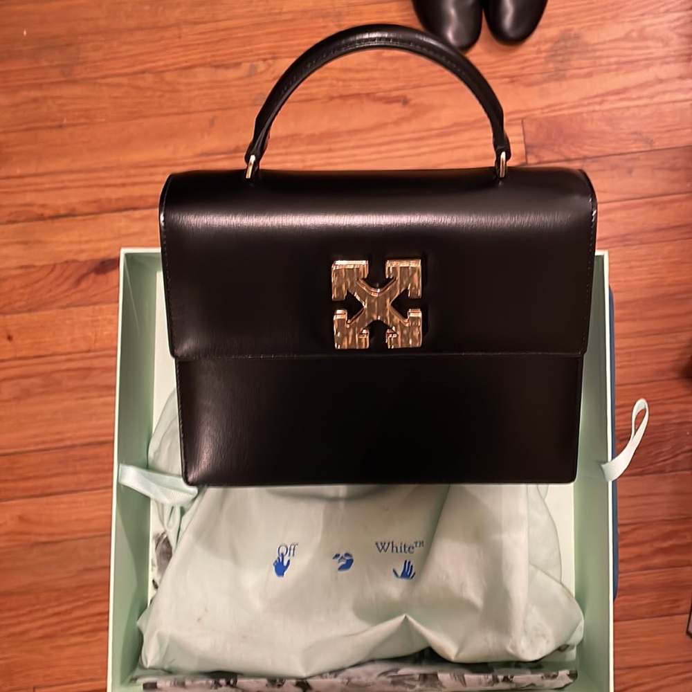 Brand:Off White - Black Tote bag